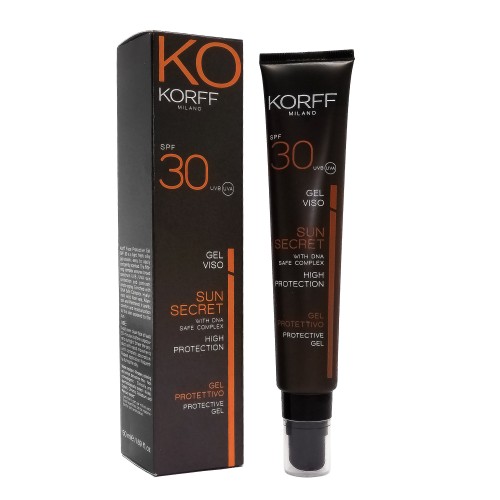 Gel Viso Protettivo Spf30 Korff Sun Secret Alta Protezione 50ml - Cod. 3214 
